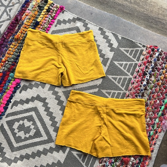 MONROW ~ Supersoft Vintage Shorts ~ mustard yellow! One pair per sale! I have 2 - Picture 11 of 12
